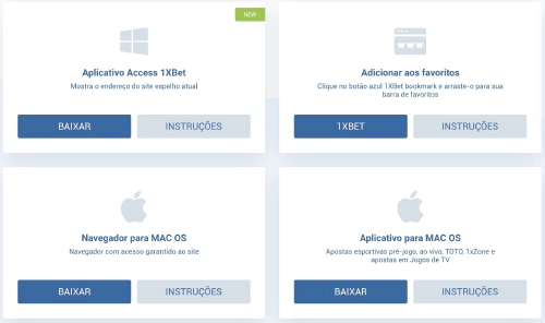 Aplicativos de casa de apostas para Windows e Mac OS